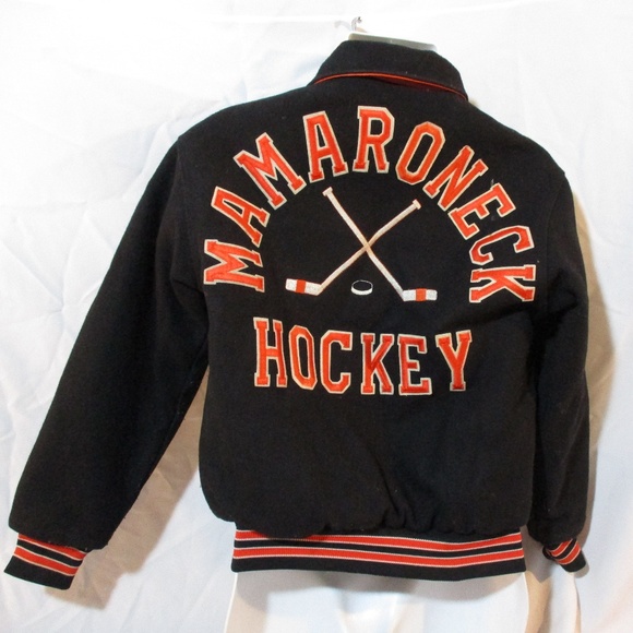Rennoc Other - MAMARONECK HOCKEY Varsity Letterman Jacket Bomber